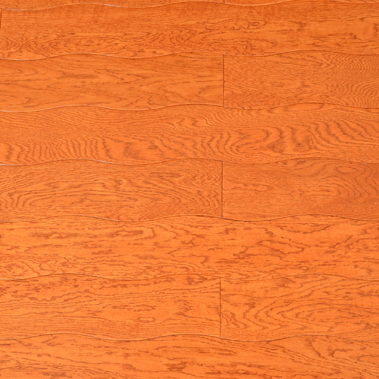 Curved Wood Flooring - Flat Oak Engineered Wood Flooring